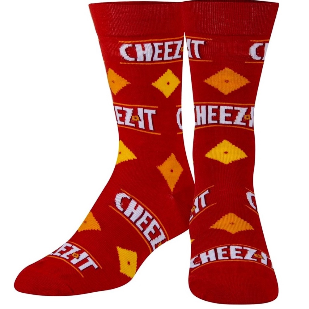 Cheez-It Novelty Socks